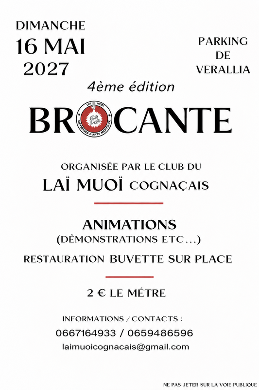 Brocante du laï muoï - 4ème édition