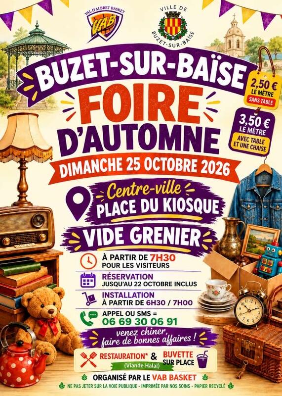 Foire d'automne &amp; vide grenier
