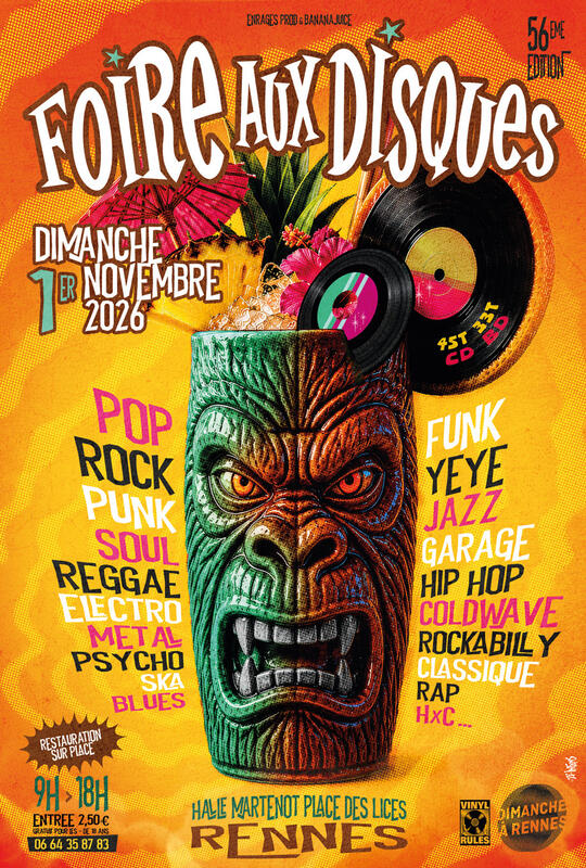 Foire aux disques, cd, bd, vinyls