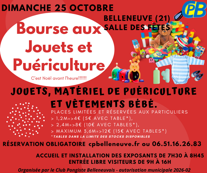 Bourse aux jouets et puériculture