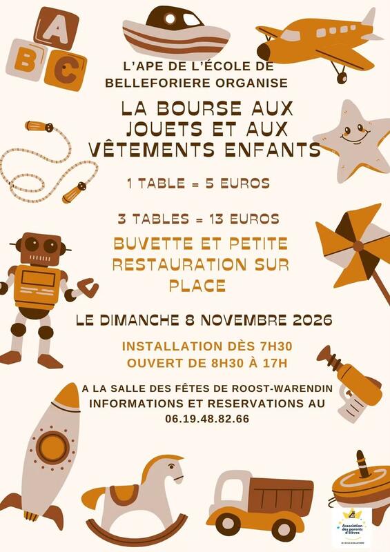 Bourse aux jouets et vêtements enfants
