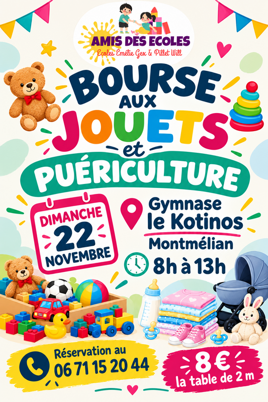 Bourse aux jouets et puériculture