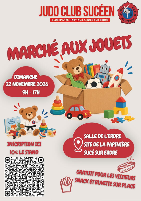 Marché aux jouets du judo club sucéen