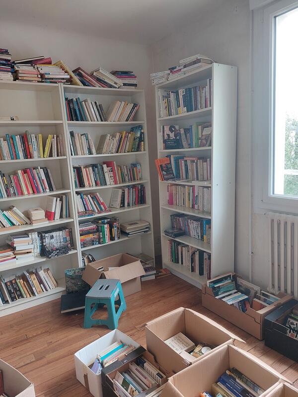 Vide grosse bibliothèque individuelle éclectique