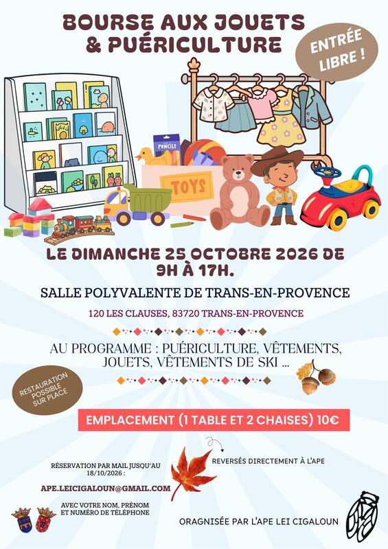 Bourse aux jouets - puériculture