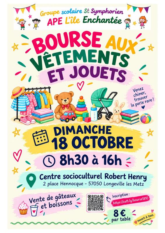 Bourse aux vêtements et jouets