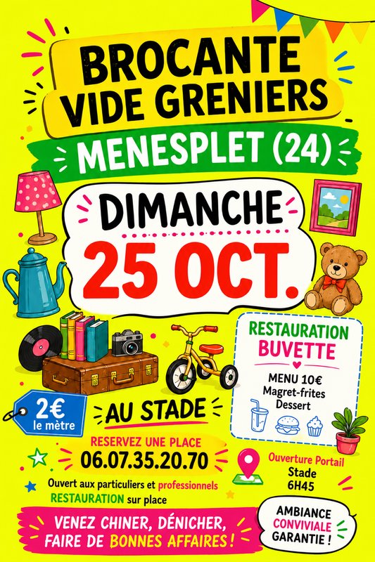 Vide greniers du foot