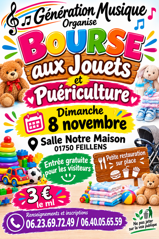 Bourse aux jouets et puriculture