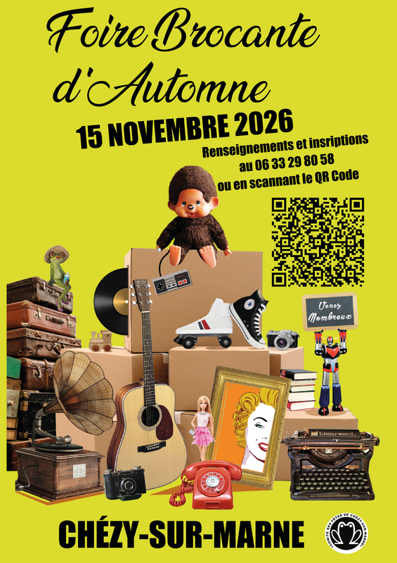 Foire brocante d'automne 2026