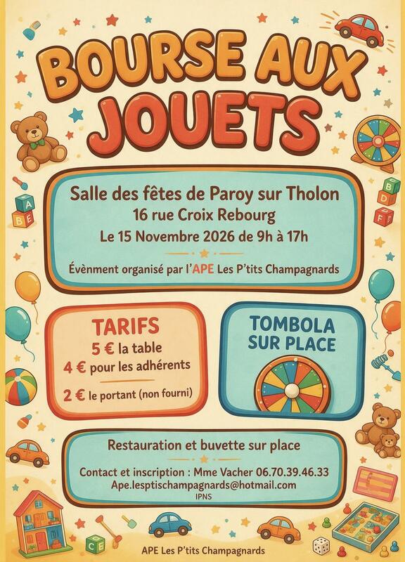 Bourse aux jouets