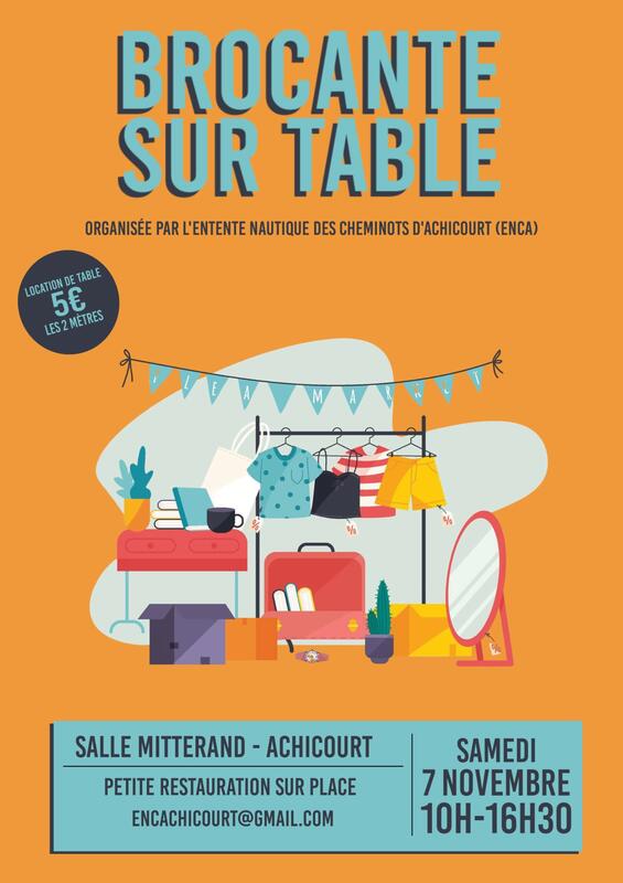 Brocante sur table