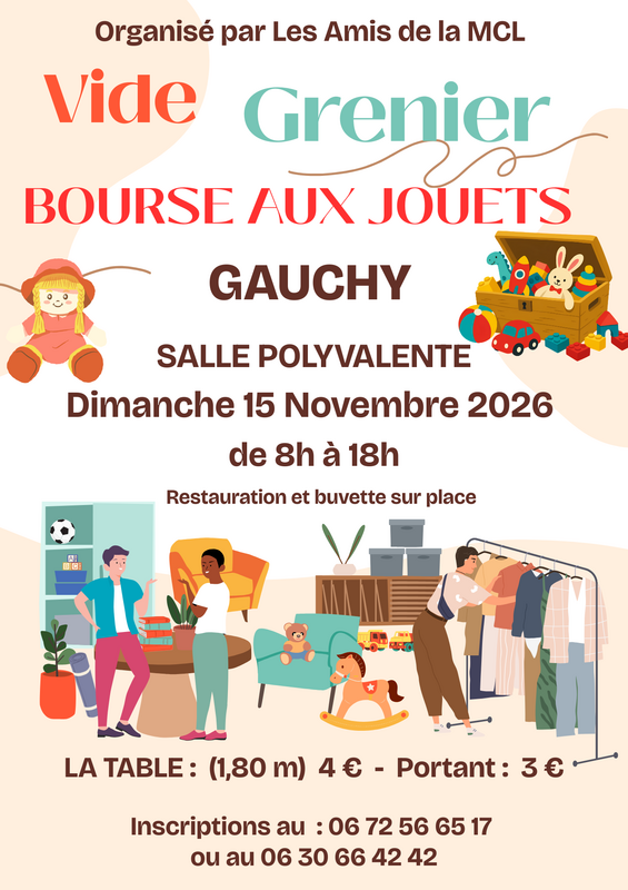 Vide grenier et bourse aux jouets