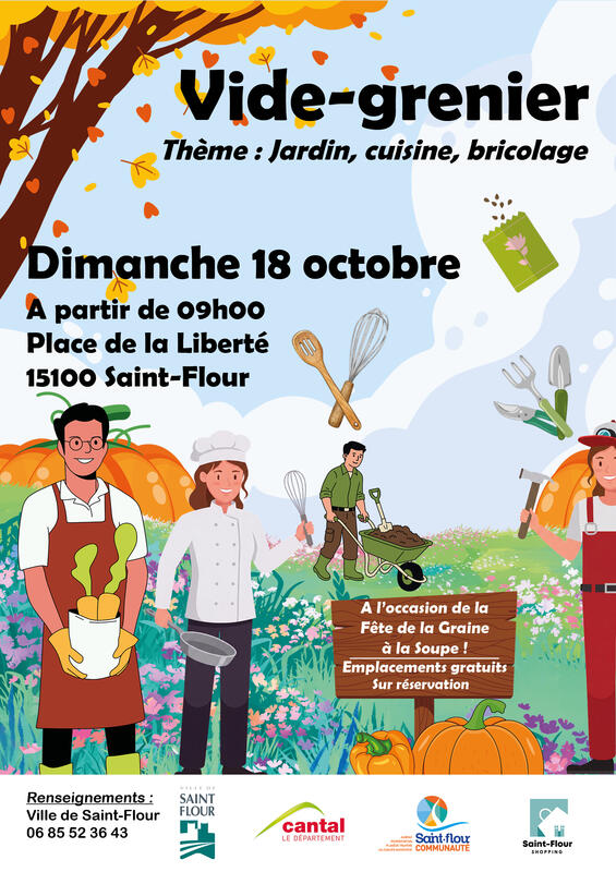 Vide grenier de la fête de la graine à la soupe