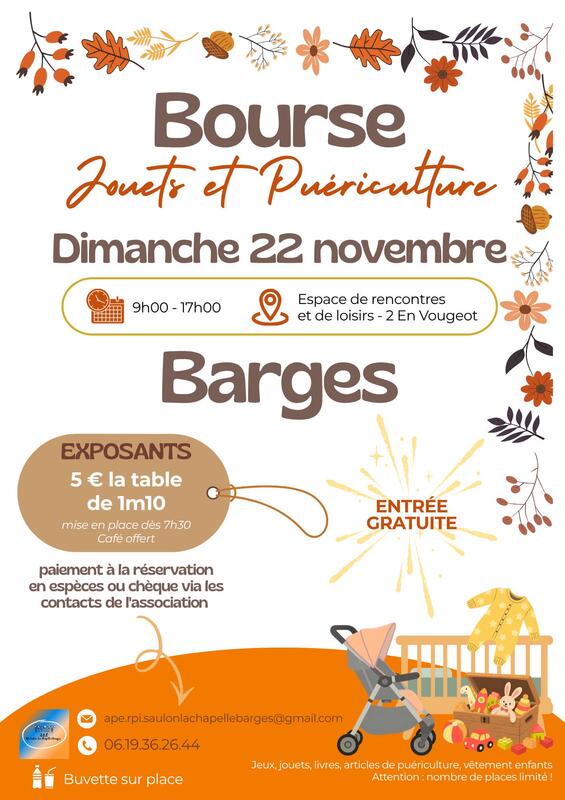 Bourse aux jouets et puériculture
