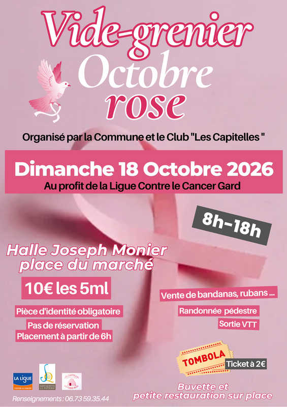 Vide-grenier octobre rose