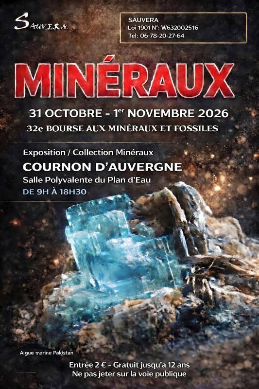 32ème bourse aux minéraux et fossiles