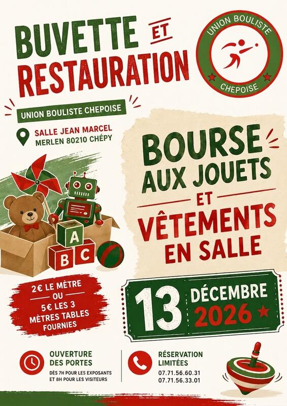 Bourse aux jouets et vêtements
