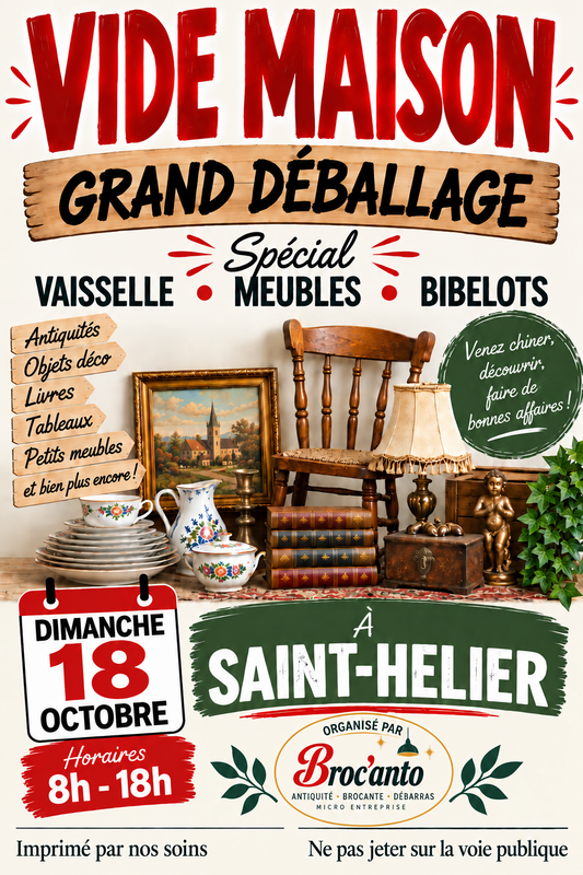 Vide-maison &amp; grand déballage