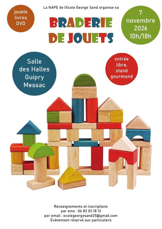 Braderie de jouets/livres/dvd enfants et adolescents
