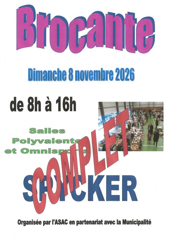 Brocante en salles