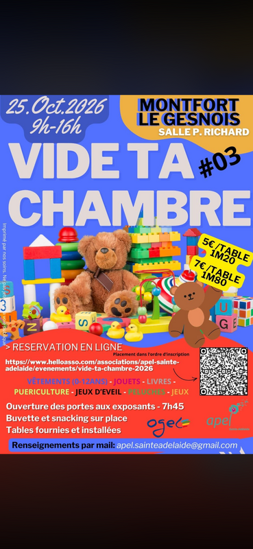 Vide ta chambre
