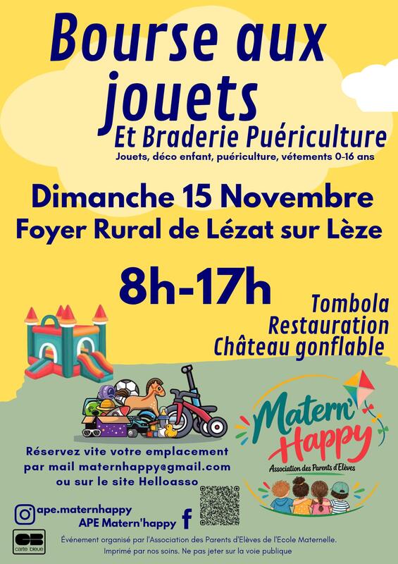 Bourse aux jouets et braderie puériculture