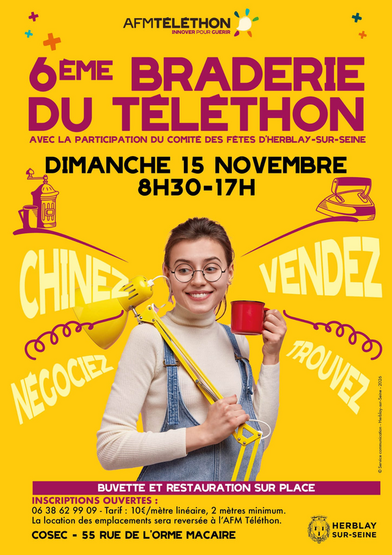 6ème braderie couverte du téléthon