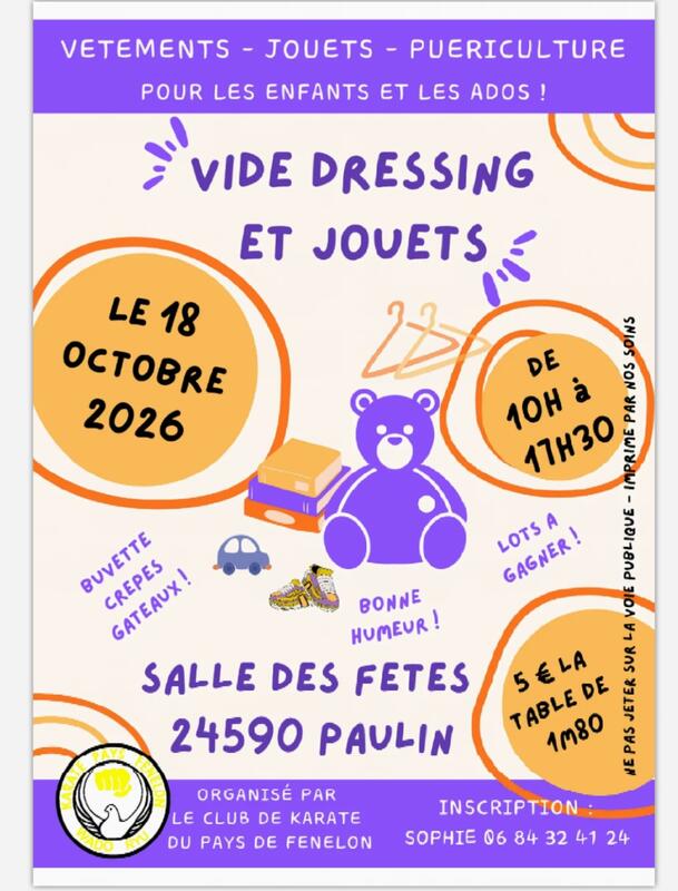 Vide dressing et jouets