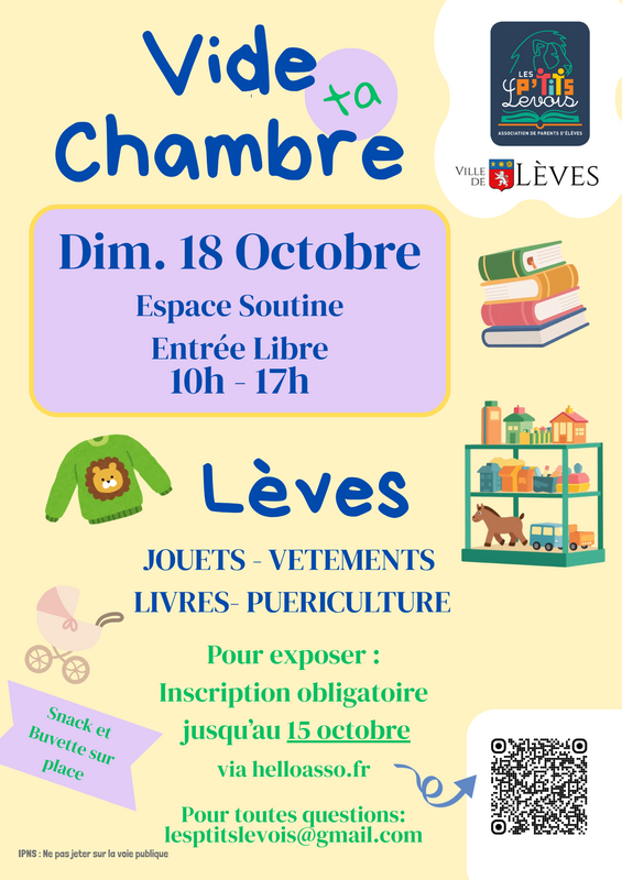 Vide ta chambre 2026