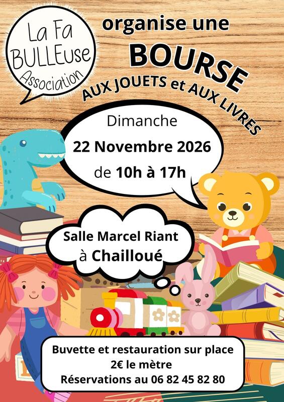 Bourse aux jouets et aux livres