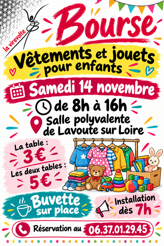 Bourse aux jouets - puériculture