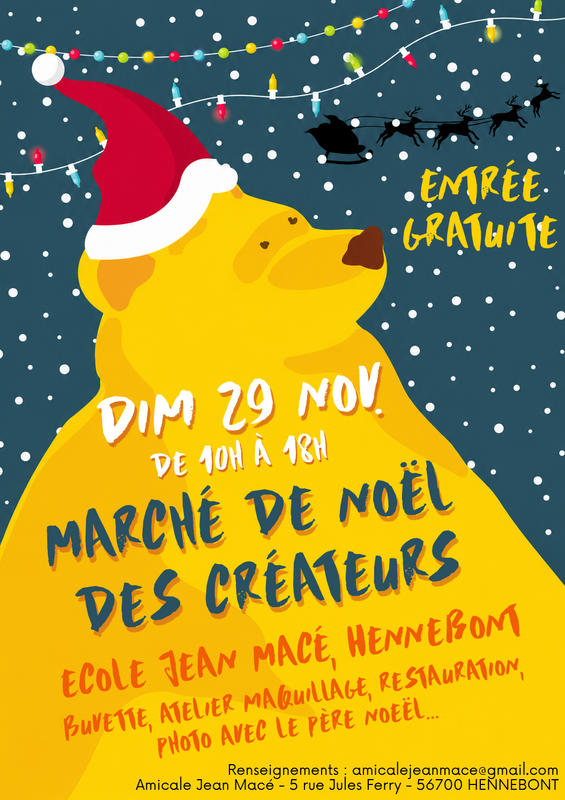 5eme marché de noël des créateurs de l'école jean macé
