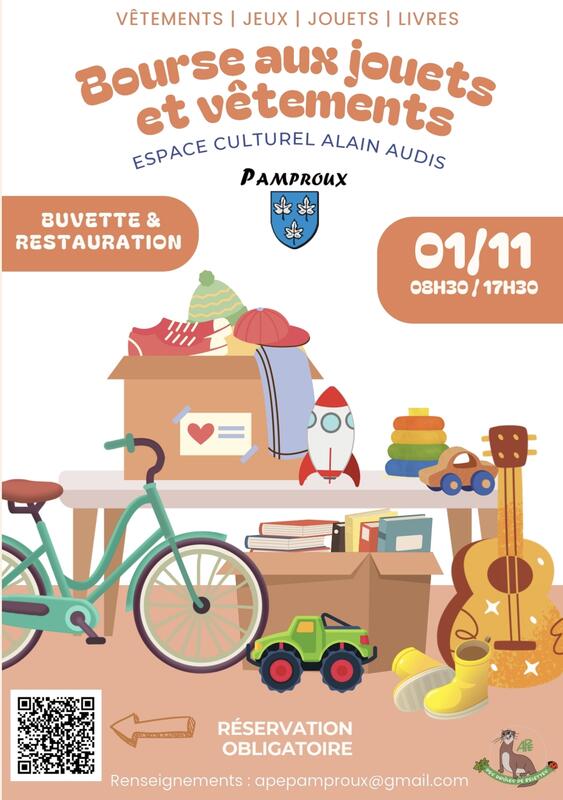 Bourse aux jouets organisée par l'ape des drôles de belette