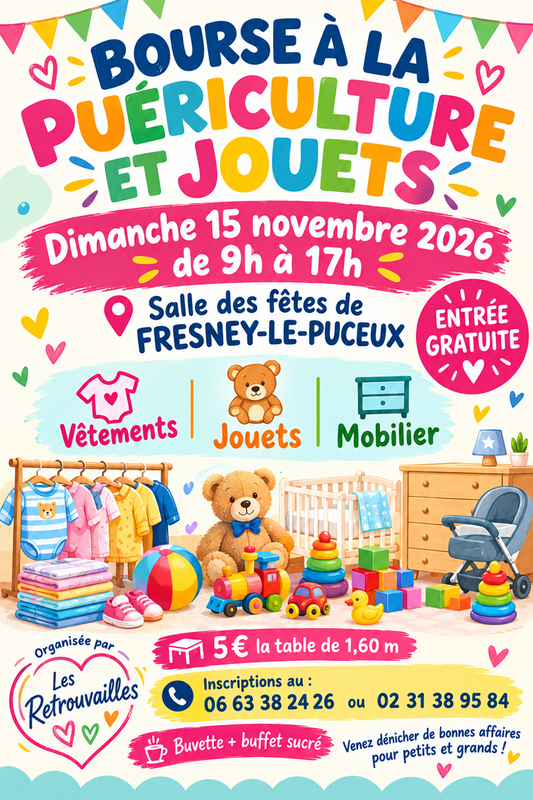Bourse puériculture et jouets