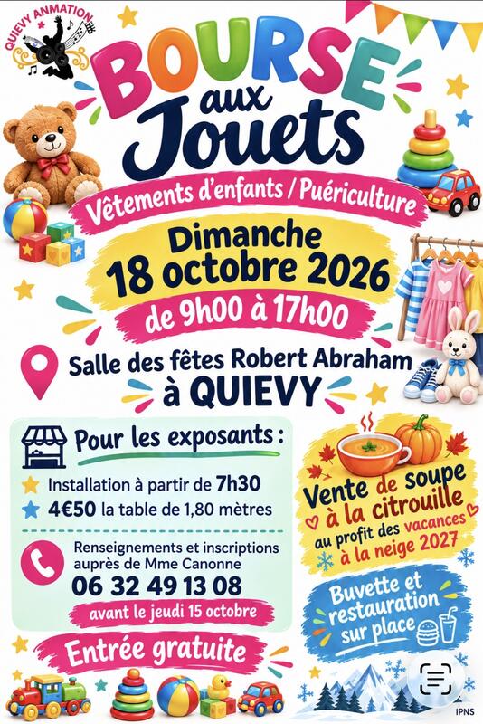 Bourse aux jouets