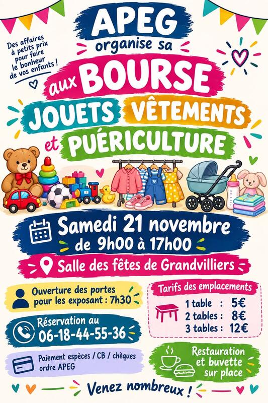 Bourse aux jouets - puériculture