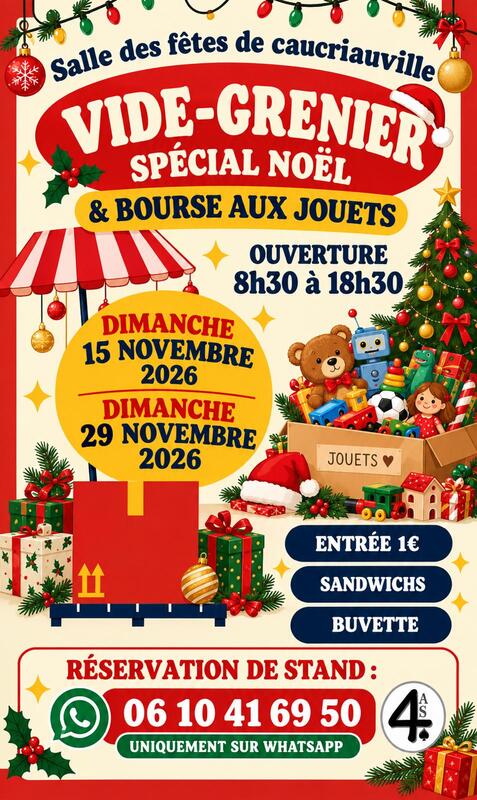 Vide grenier spécial noël - bourse aux jouets