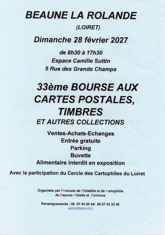 33ème bourse aux cartes postales, timbres et autres collections