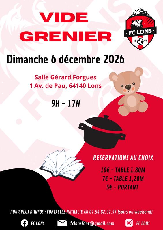Vide grenier du fc lons