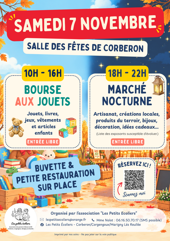 Bourse aux jouets des petits écoliers