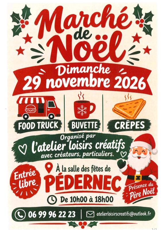 3ème édition du marché de noël de pédernec