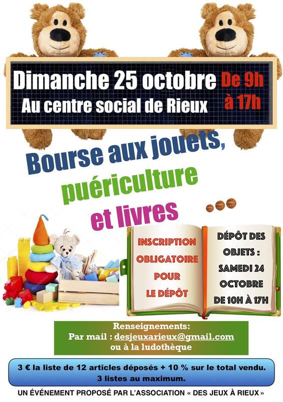 Bourse aux jouets - puériculture