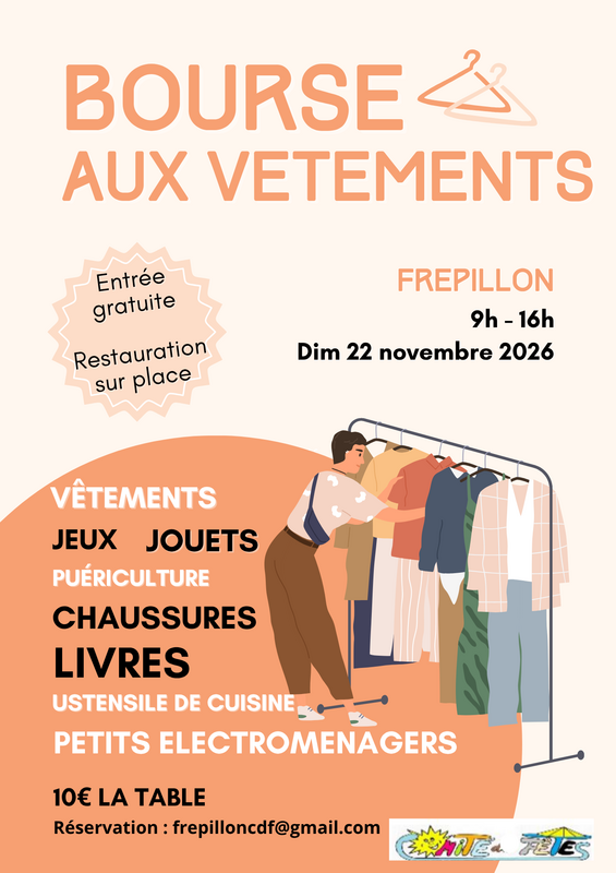 Bourse aux vêtements - jouets - puériculture