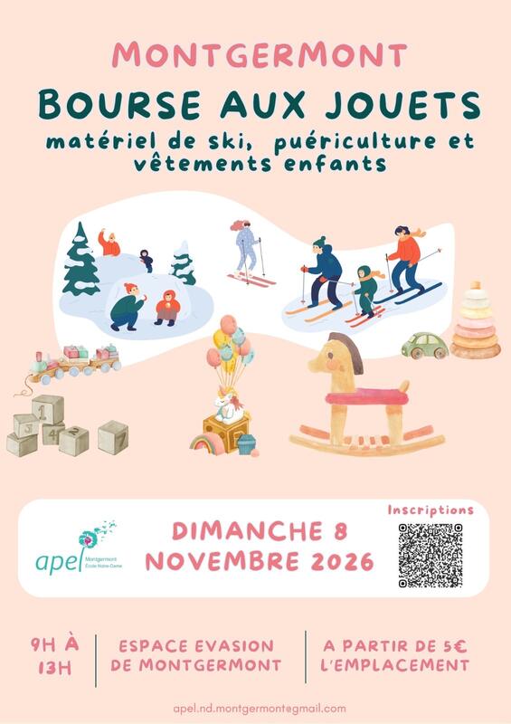 Bourses aux jouets, vêtements enfants, puériculture