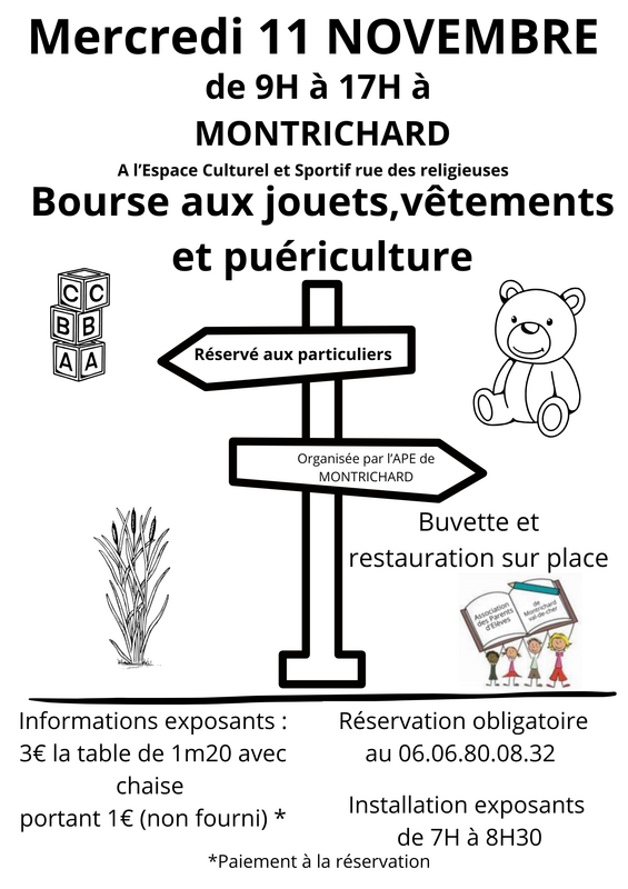 Bourse aux jouets et puériculture