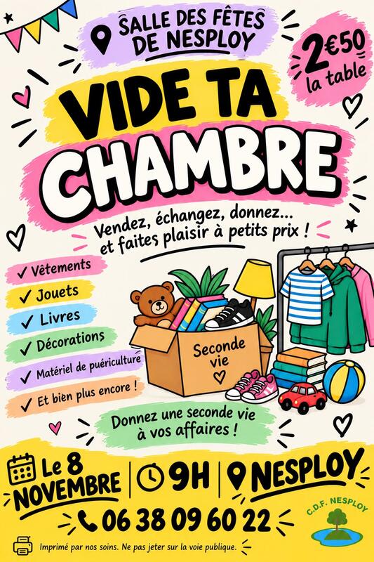 Vide ta chambre