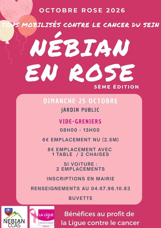 Vide-greniers octobre rose