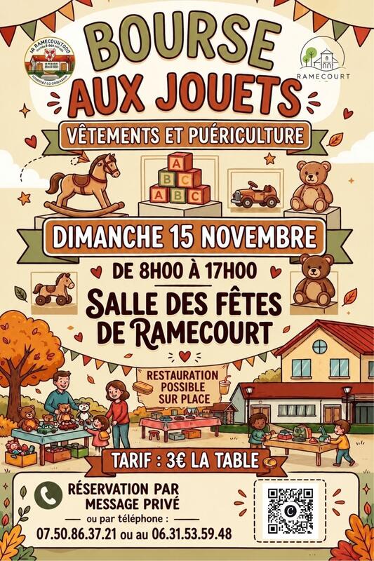 Bourses aux jouets - vêtements - puériculture