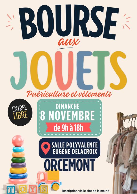 Bourse aux jouets - puériculture et vêtements