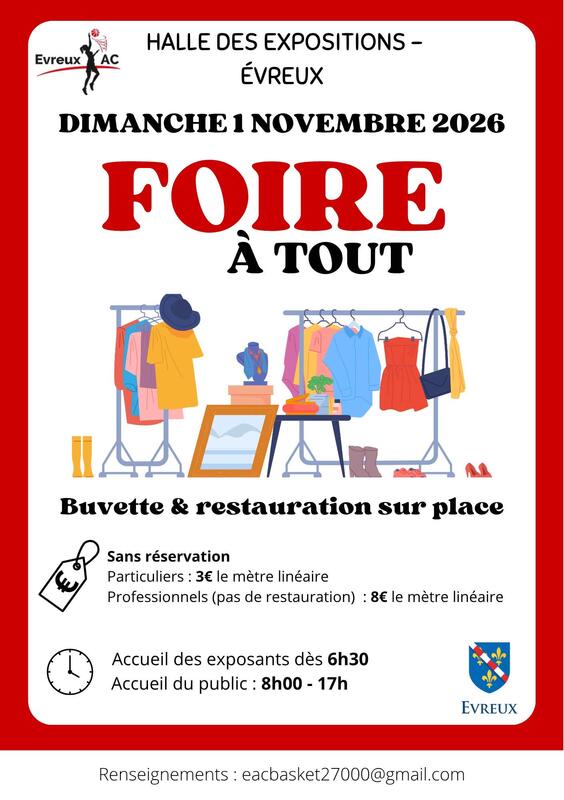 Foire à tout de l'eac basket